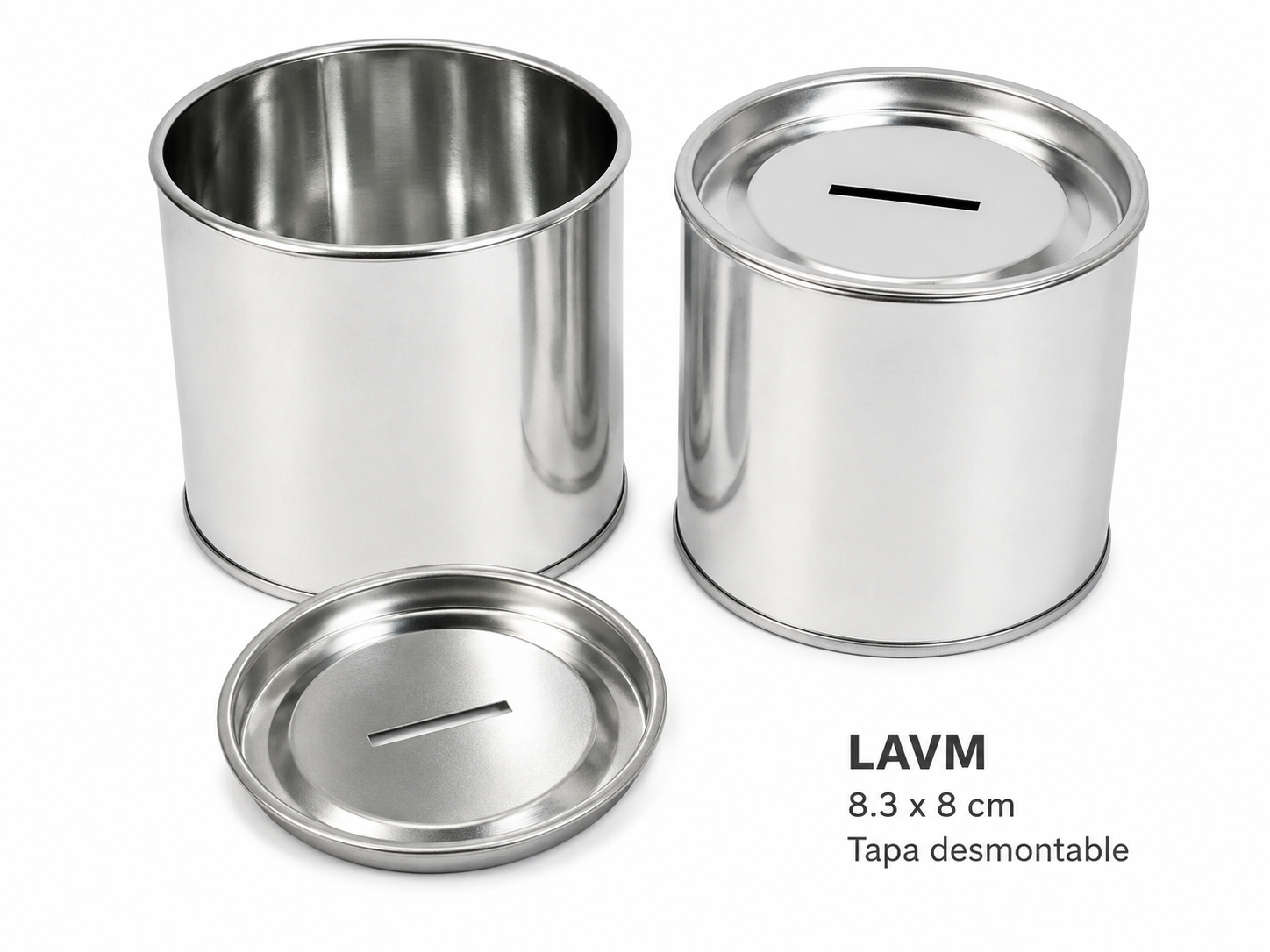 DESCRIPCION

Una opción práctica y original para regalar, personalizar o sumar a tus propuestas de souvenirs. Esta lata alcancía desmontable mediana de 8,3 x 8 cm permite retirar la tapa para acceder fácilmente al interior y volver a utilizarla. Su formato compacto la convierte en una excelente alternativa para quienes buscan alcancías para souvenirs, envases personalizados y productos para eventos por mayor.

CARACTERISTICAS

Material: Hojalata de 1ra
Medidas: 8,3 x 8 cm
Tamaño: mediano
Sistema desmontable para acceder al interior
Colores disponibles: Color Plateado
Presentación: Liso para personalizar
Área de personalización: superficie exterior

USOS E IDEAS

Ideal como alcancía para cumpleaños infantiles, Día del Niño, bautismos, comuniones, eventos escolares y souvenirs empresariales. También es una excelente base para emprendimientos que buscan alcancías personalizadas por mayor para decorar con vinilo, etiquetas o diseños propios.

Somos LPS FAJU, fabricantes y mayoristas de envases, souvenirs y packaging para fiestas, eventos y emprendimientos. Fotos ilustrativas.
