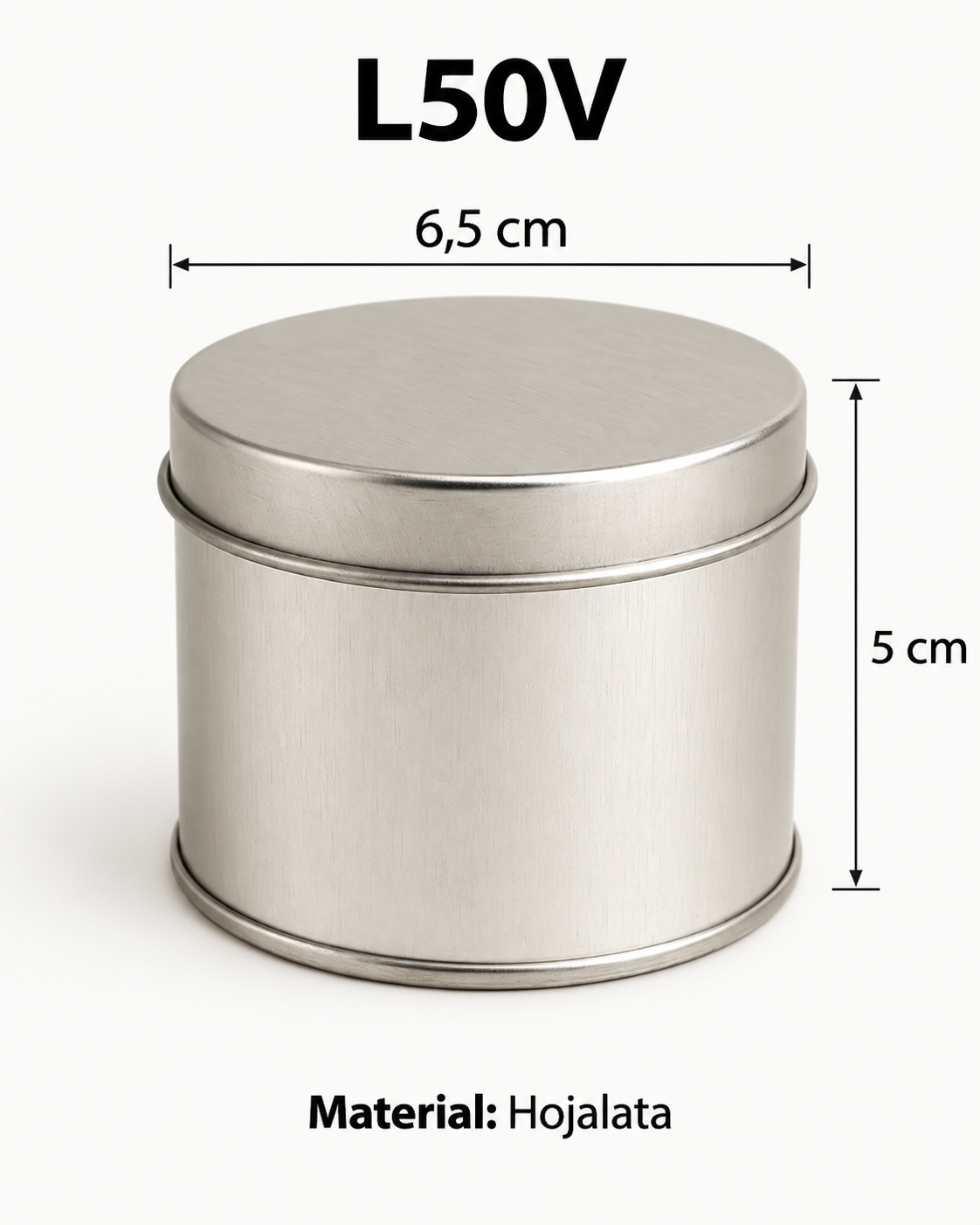 La lata L50V posee un diseño clásico con acabado plateado liso y tapa tipo sombrero, ideal para presentar y conservar distintos productos de forma segura y prolija.
Medidas: 6,5 x 5 cm. Acabado plateado liso.Tapa tipo sombrero.Ideal para té, especias, hierbas, velas pequeñas, souvenirs y productos artesanales.